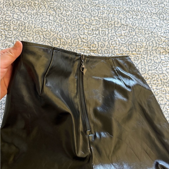 Baby Phat Shiny Black Lace-Up Pants - Picture 5 of 5